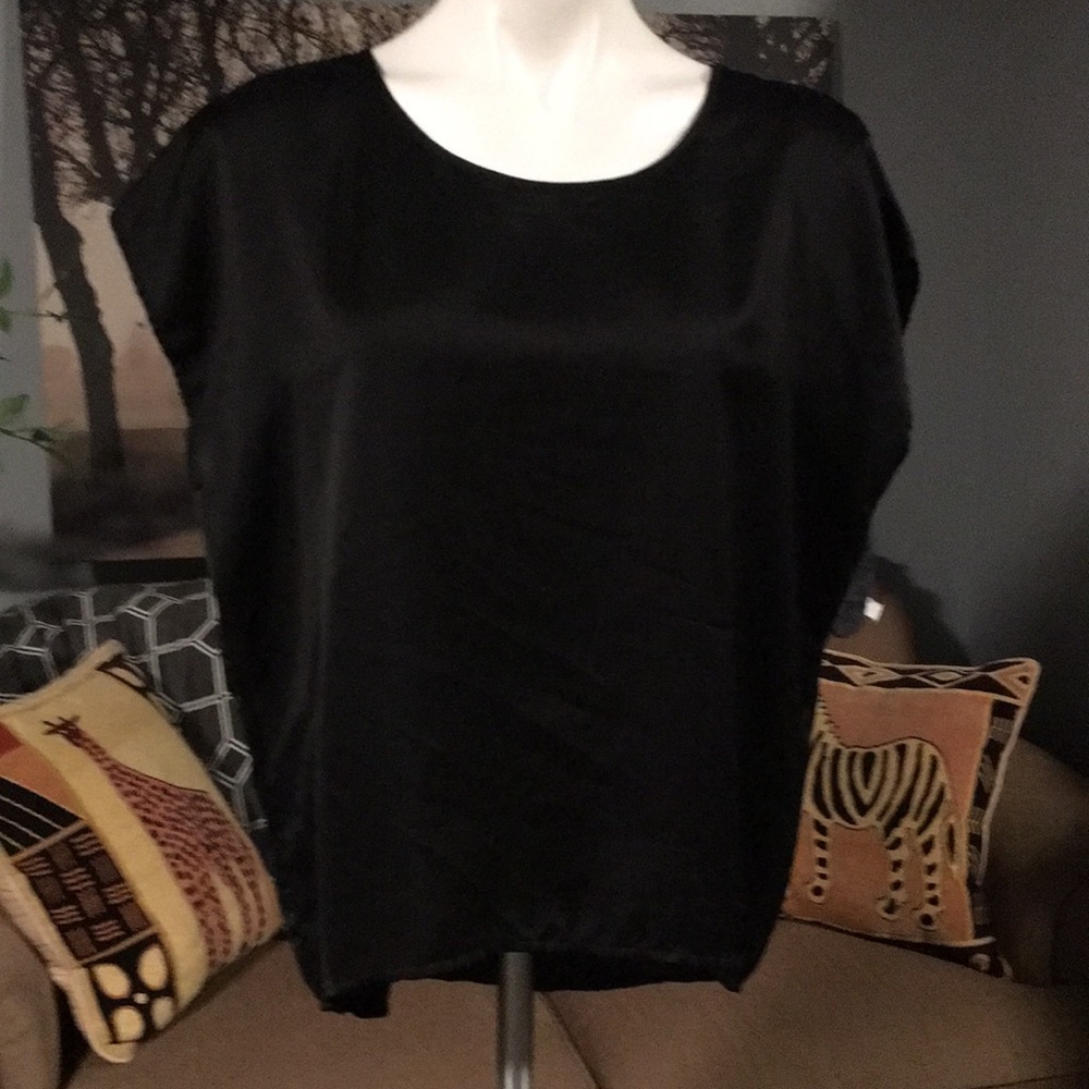 Frenchi Black Blouse - Small